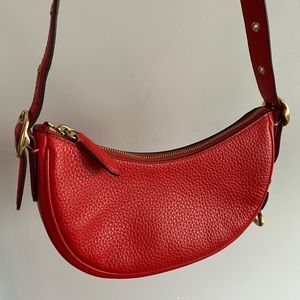 Coach Luna Shoulder Bag Red - Excellent Like New!